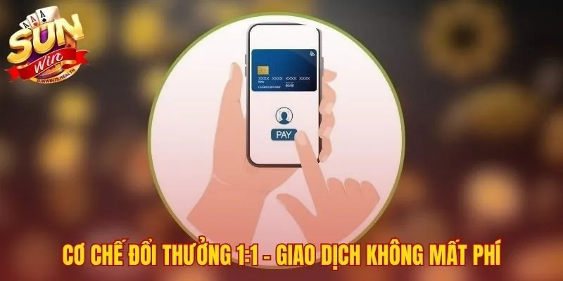 Chính sách đổi thưởng tỷ lệ 1:1 không thu bất kỳ khoản phí nào